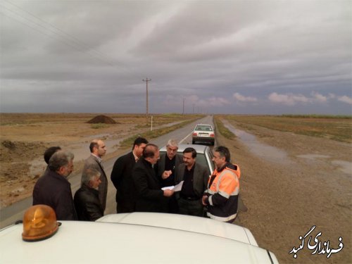 بازدید معاون استاندار و فرماندار ویژه شهرستان گنبد کاووس از روستاهای بخش مرکزی 