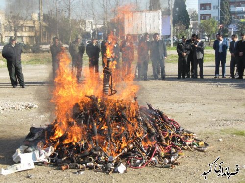 بیش از 800 قلیان در شهرستان گنبد کاووس امحاء شد 