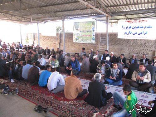 جشن وحدت در روستای سارلی سفلی بخش مرکزی شهرستان گنبد کاووس برگزار شد 