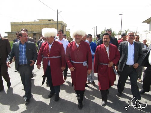 فاز اول طرح هادی روستای سلطانعلی گنبد کاووس به بهره برداری رسید