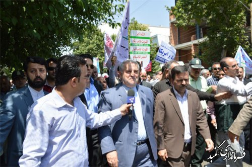 استاندار گلستان: روز قدس، قدرت روحی امت اسلام را در مقابله با استکبار دو چندان می کند