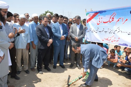 عملیات احداث مخزن یک هزار متر مکعبی آب شرب روستای حاجی قوشان آغاز شد