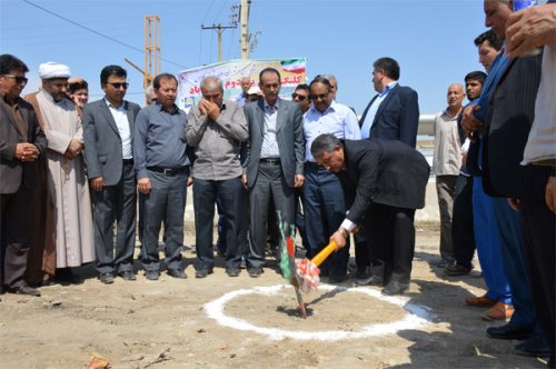 بهره برداری و کلنگ زنی دو طرح عمرانی در گنبد کاووس